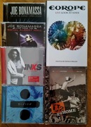 Zestaw 6 płyt cd/dvd: Joe Bonamassa, Europe, U2, INXS, Ed Sheeran