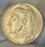 Moneta 10  zł  Józef Piłsudski  z 1935 r - piękny Dziadek 