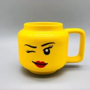 Ceramiczny Kubek z Motywem Głowy Ludzika LEGO 250 ml – Stylowy