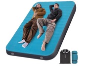 Materac kempingowy dwuosobowy FUNDANGO 10 cm samopompujący