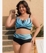 Damski Kostium Kąpielowy Dwuczęściowy Wyszczuplający Rozmiar M