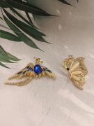 Broszki vintage duży wybór motyl