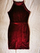 Burgundowa mini r. 36 Missguided