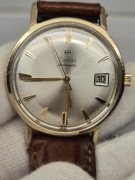 Złocony zegarek automatyczny vintage *Zodiac*