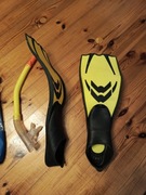 Zestaw do nurkowania fajka płetwy 34/35