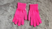 Rękawiczki różowe dla dziewczynki, nowe