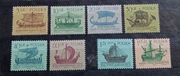 Znaczki Fi 1235 - 1242 stan** Statki żaglowe z 1963r.. czyste