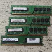 Pamięć RAM DDR2 4x Hynix 1GB PC2-5300U-555-12