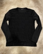 Czarny longsleeve CHANEL | subtelna faktura | luxury minimal