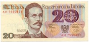 PRL 20 ZŁOTYCH 1982, SERIA AH