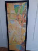 Obraz abstrakcja duży- 203 cm / 80