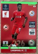 PANINI CHAMPIONS LEAGUE 2014/15 KARTA MASTER DANIEL STURRIDGE