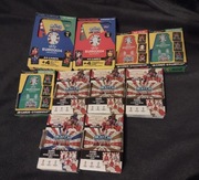 Zestaw 10 puszek z kartami piłkarskimi Topps match attax i euro 
