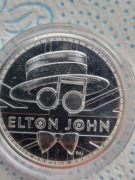 UNCJA 2 FUNTY ELTON JOHN 2021R.UK UNCJA SREBRA.