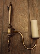 Kinkiet mosiężny pojedynczy