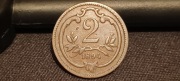 Austria 2 Halerze, 1894r.Brąz