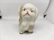 Porcelana figurka pekińczyk pies