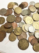 88 sztuk monet mosiężnych mix świąt