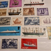 Znaczki pocztowe. Statki. 