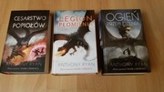 3 x DRACONIS MEMORIA OGIEŃ LEGION CESARSTWO Jay Kristoff Trylogia Komplet