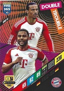 PANINI FIFA 365 2024 DOUBLE TROUBLE SANE GNABRY BAYERN BMU 14
