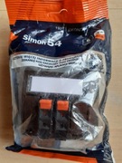 SIMON54 Gniazdo głośnikowe podwójne. Brąz matowy