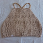 Recznie robiony Halter Top XL