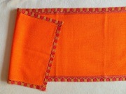 pomarańczowy bieżnik, vintage 100 x 40 bdb jesień