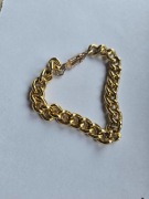 Bransoletka pancerka vintsge k. Złoty