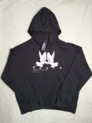 Męska bluza oversize Lost Youth 3XL | czarna z kapturem premium