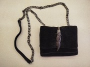 Zamszowa torebka damska ZARA