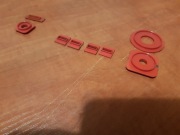 Maskownice, wklejki pod gałki i przyciski UNITRA ZRK deck M9115 M9108 M9012