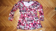 SUKIENKA WIELOKOLOROWA - CONTEMPO - M/L - SUPER STAN