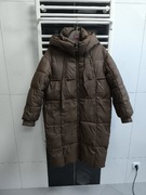 Czekoladowa kurtka/płaszczyk puchowy Yalunda rozmiar L 40 nowa