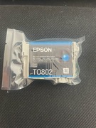 Tusz Epson T0802 Cyan C13T08024010 niebieski(cyan)