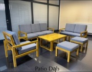 Meble tarasowe drewniane patio 