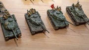 15mm Flames Of War: 4x IS-2 + tankodesantniki (żywica i metal)