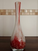 Wazon Empoli Opaline Florence projekt Carlo Moretti uszczerbiony