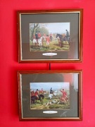 obrazy,reprinty Johna A. Wheelera,polowanie,myślistwo,konie,jeździectwo