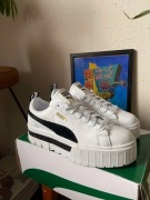 Jak nowe buty puma mayze leather biale autentyki roz 40,5