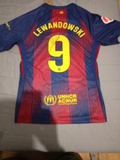 Koszulka  Barcelona z sezonu 2025/26 Robert Lewandowski z autografem 