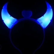 Halloween LED świecące diabelskie rogi