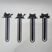 Zestaw 4 zakładek do książek z kotami różne wzory