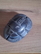 Egipski Skarabeusz – Ręcznie rzeźbiony kamień mydlany – Amulet Vintage 200g