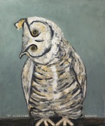 OBRAZ OLEJNY SOWA 50X60 ZAWERNIKSOWANY