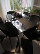 Stół glamour szklany 