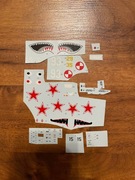 Kalkomania P-40M WARHAWK ZSRR scala 1:48