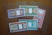Mauretania zestaw banknotów 5 sztuki stan 1