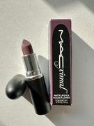 MAC szminka SMOKED PURPLE 614 glam