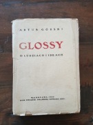 Glossy o ludziach i ideach Artur Górski 1930
